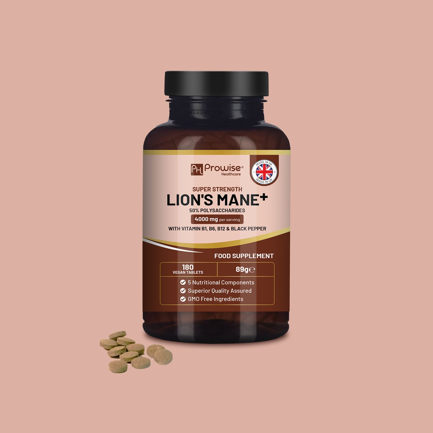 Lion's Mane Mushroom High Strength Supplement