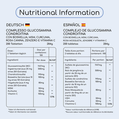 Glucosamine And Chondroitin Tablets