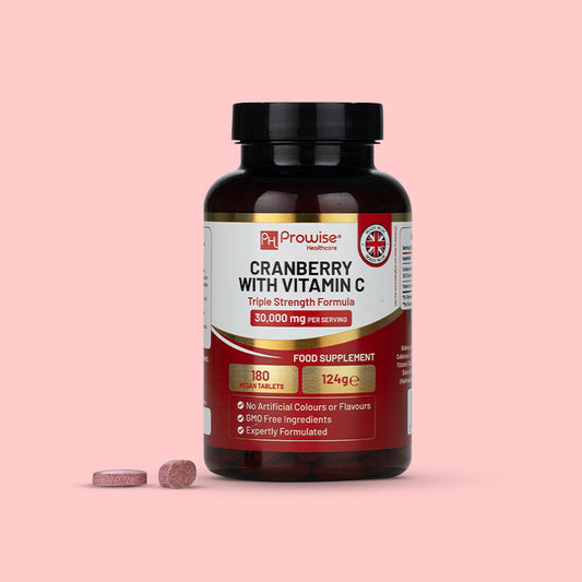 Mirtillo rosso a tripla potenza con vitamine C