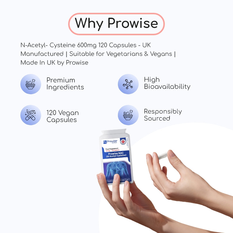 NAC N-Acetyl-Cysteine 600mg 120 Capsules