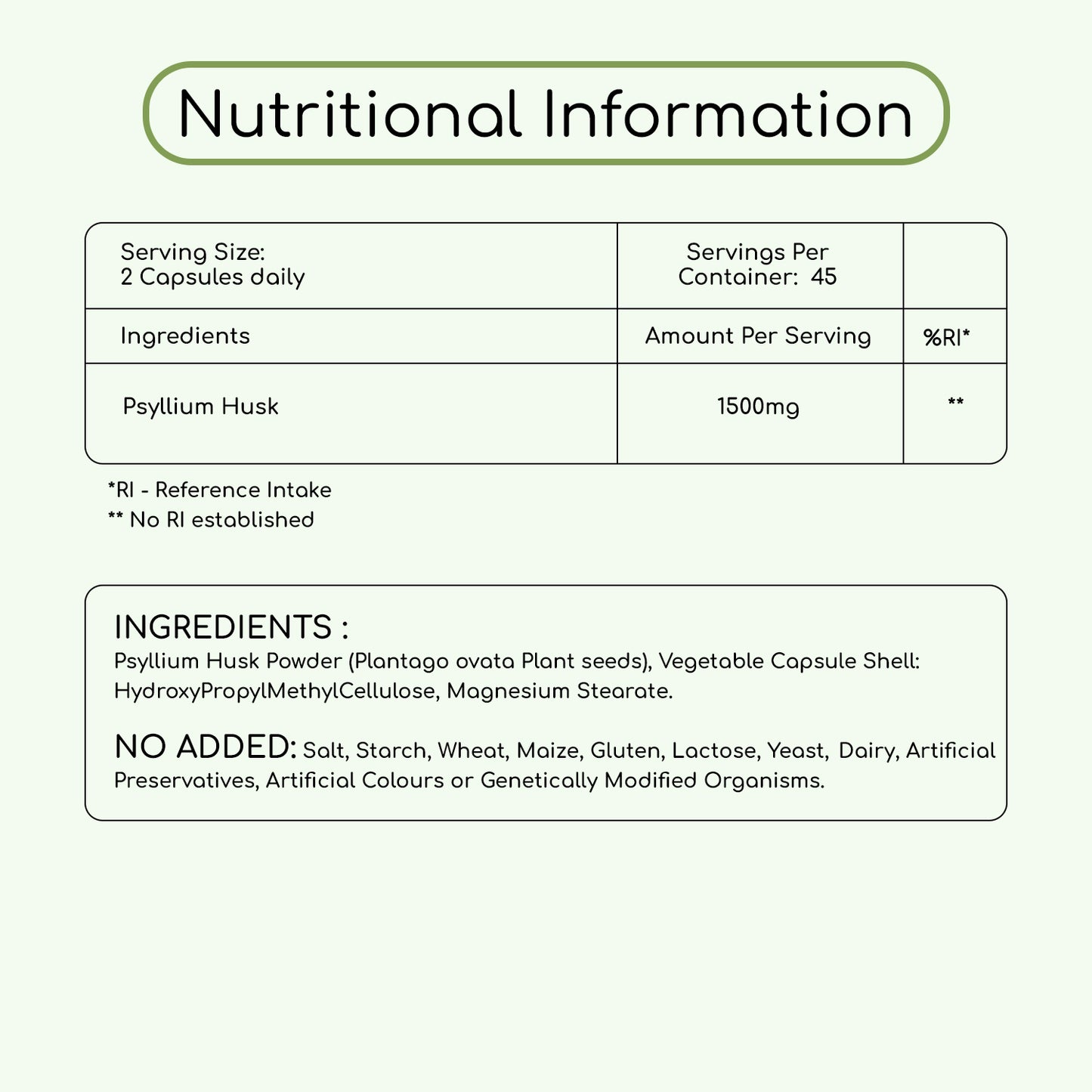 Psyllium Husks - Fibre for Colon Cleansing