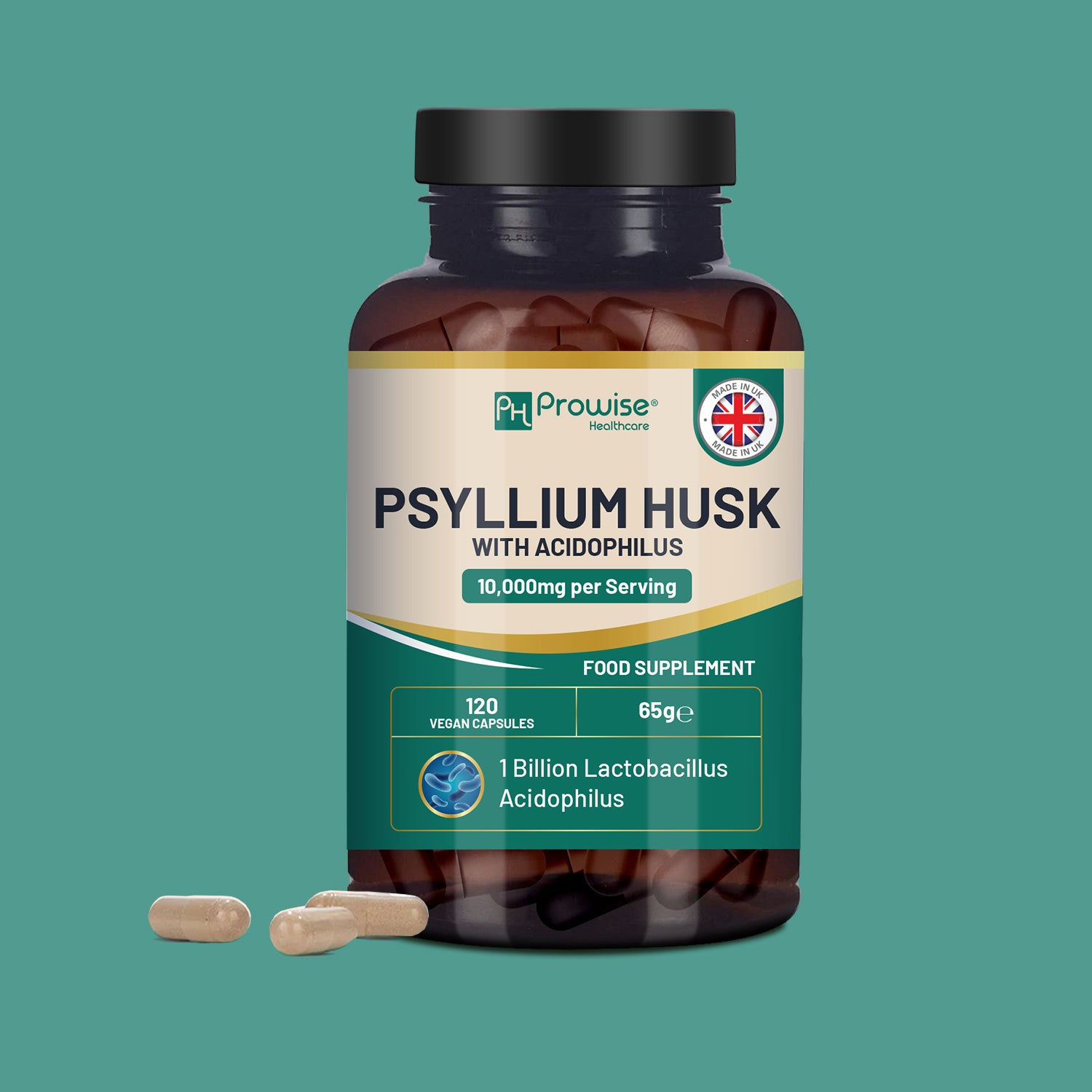 Psyllium Husk Acidophilus 1 Billion CFU