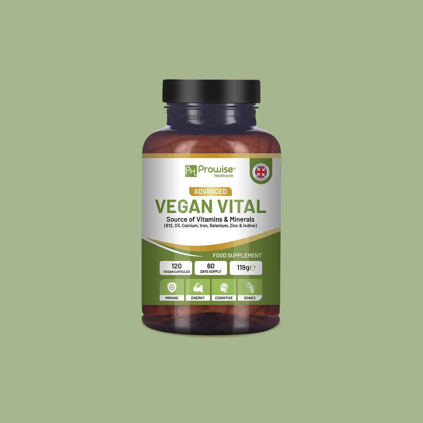 Vegan Multivitamin 120 Capsules
