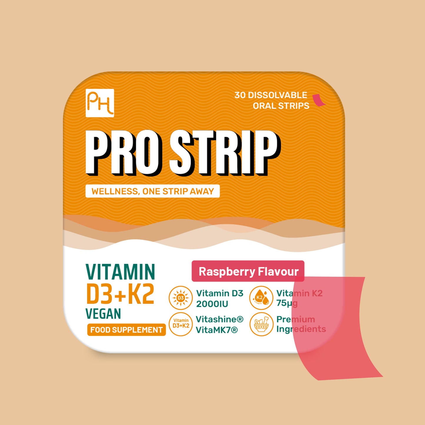 Prostrip™ Vitamin D3+K2 - Vitashine® & VitaMK7®
