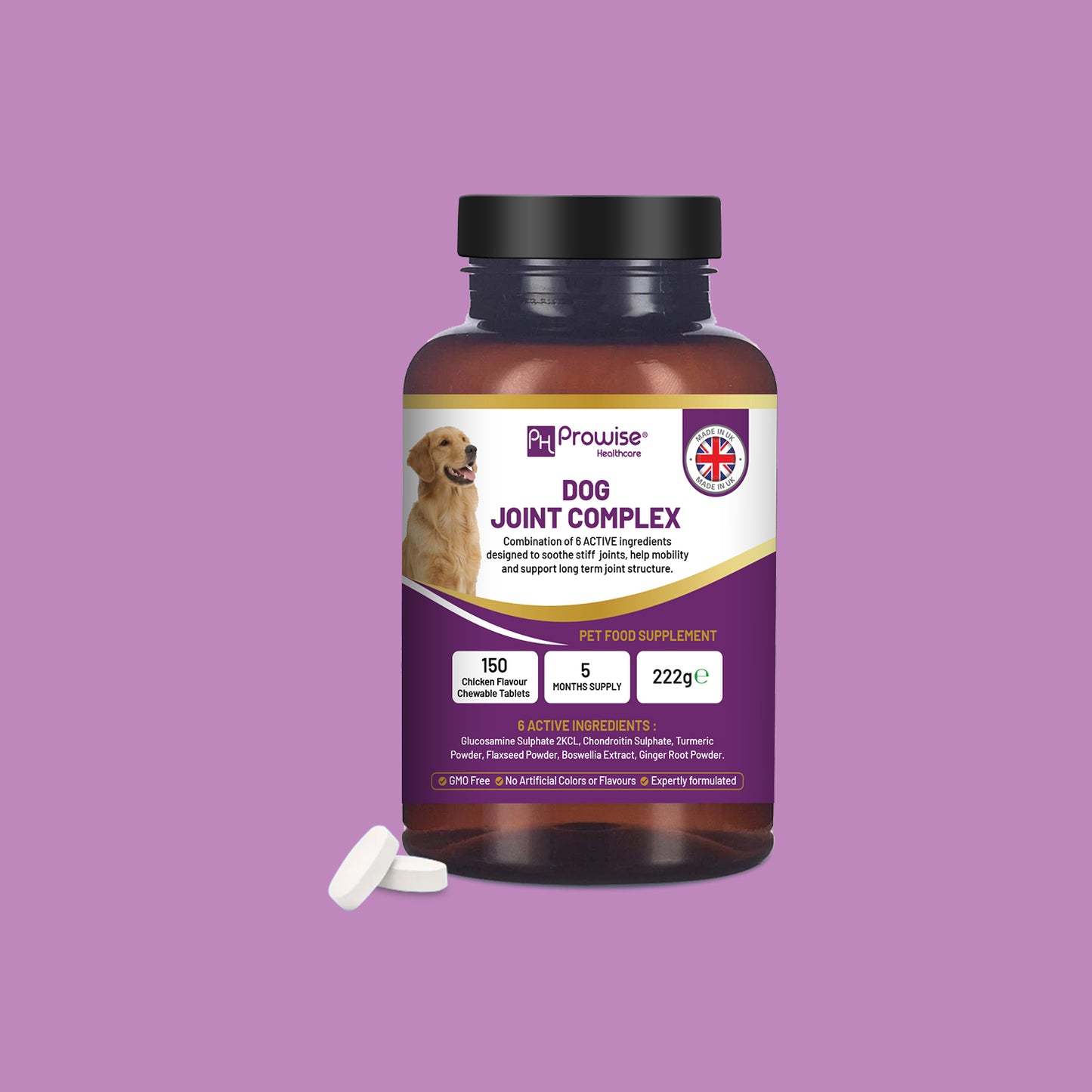 Joint Supplement For Dogs 150 Chewable Tablets