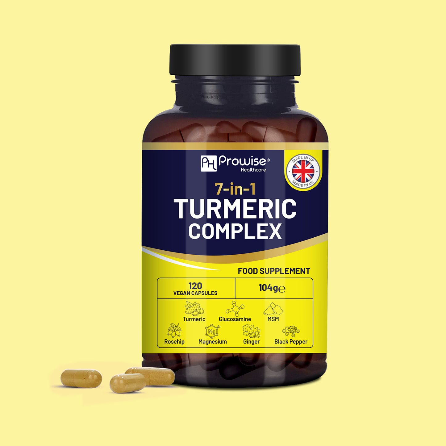 7-in-1 Turmeric Complex 120 Capsules
