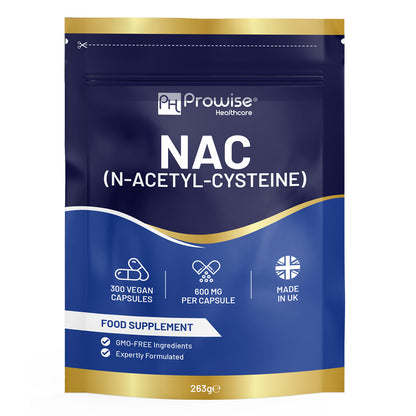 NAC N-Acetyl-Cysteine 600mg 120 Capsules