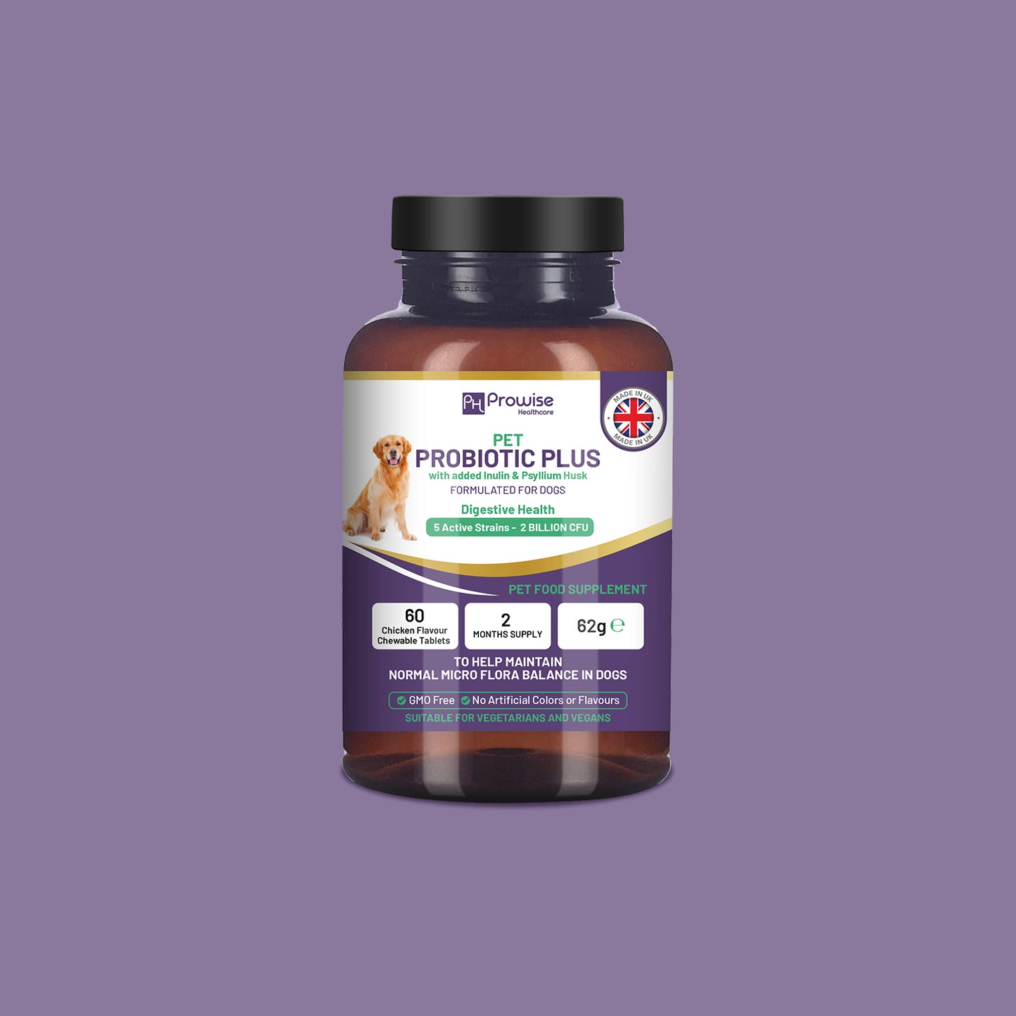 Pet Probiotic Tablets + 2 Billion CFU