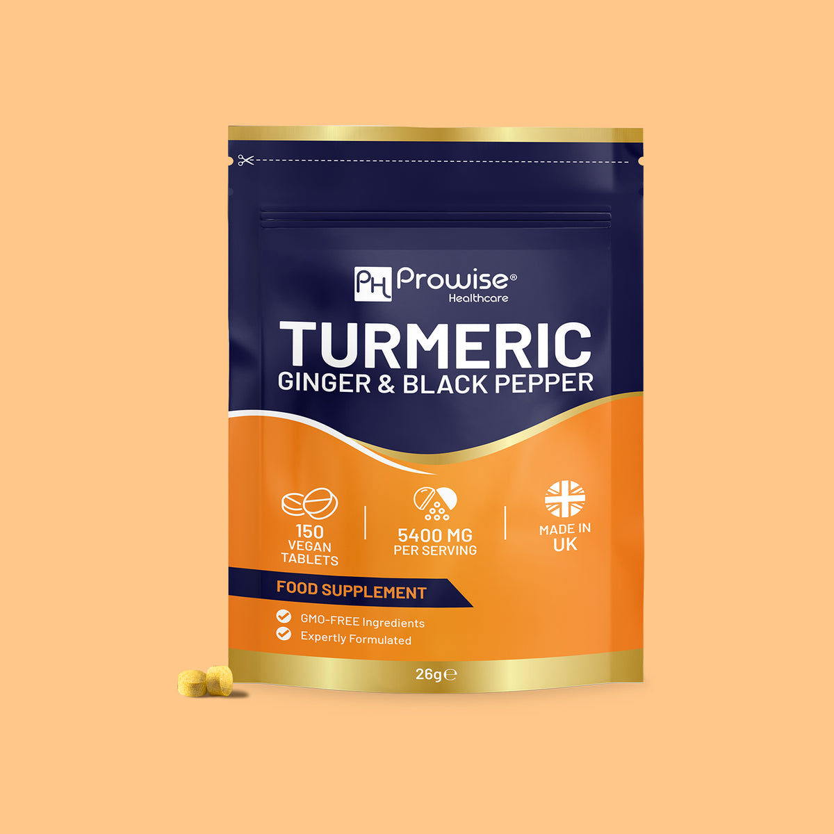 Turmeric Ginger Pepper Tablets