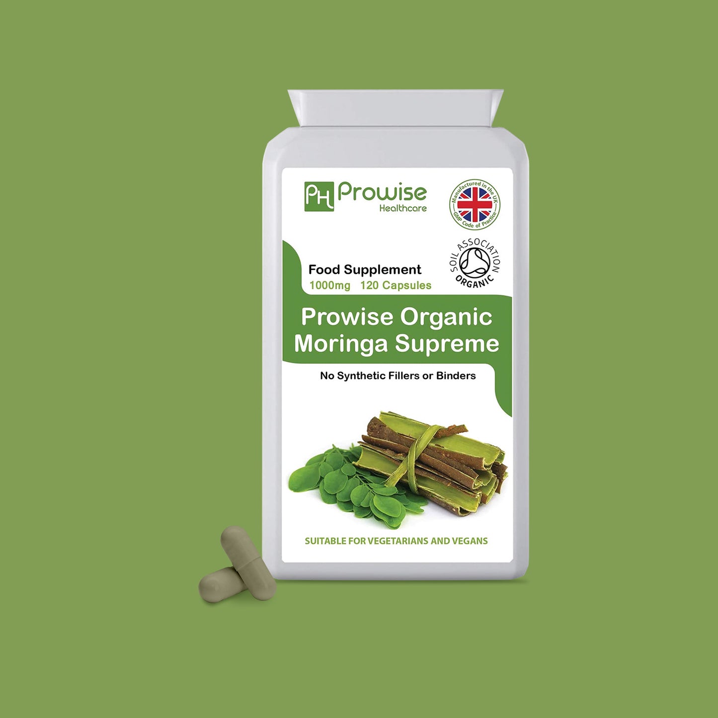 Organic Moringa Oleifera Leaf Supplement