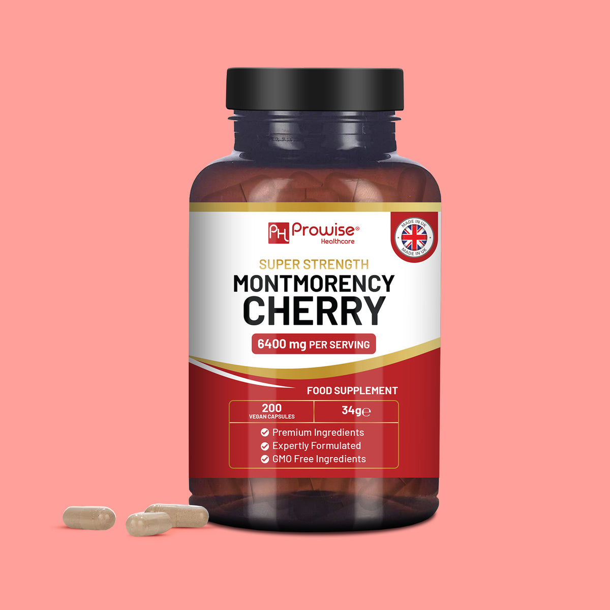 Montmorency Cherry Capsules 200 Vegan Capsules