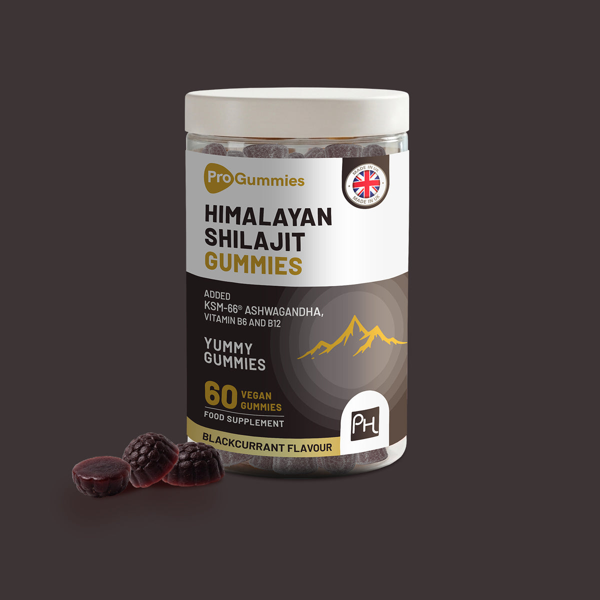 Himalayan Shilajit Gummies KSM 66 Ashwagandha