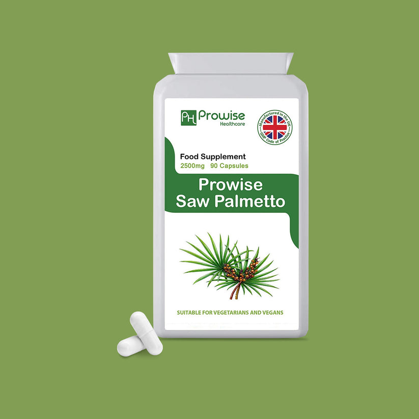 Saw Palmetto Men Supplement 2500mg 90 Capsules UK Made