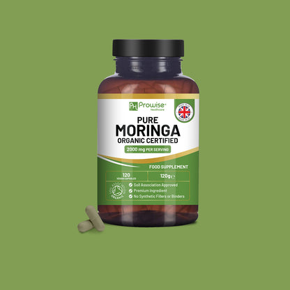 Organic Moringa Capsules 2000mg 120 Capsules