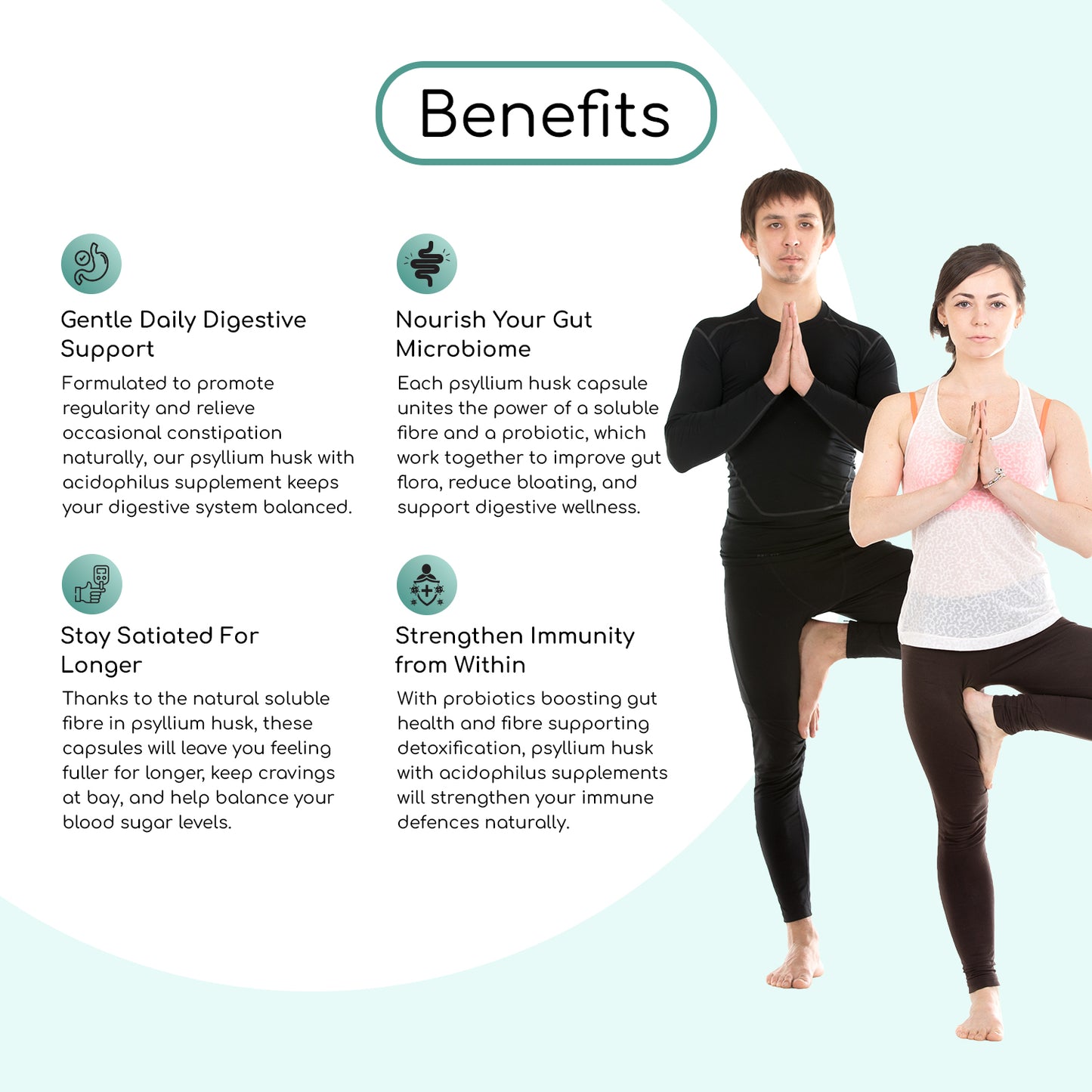 Psyllium Husk with Acidophilus 1 Billion CFU