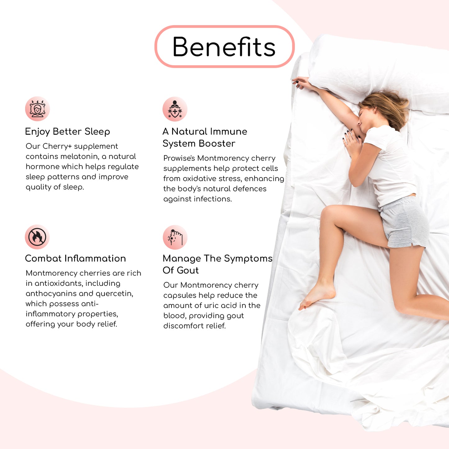 Capsule di ciliegia Montmorency 6400 mg 200 capsule vegane 