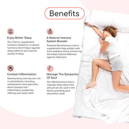 Capsule di ciliegia Montmorency 6400 mg 200 capsule vegane 