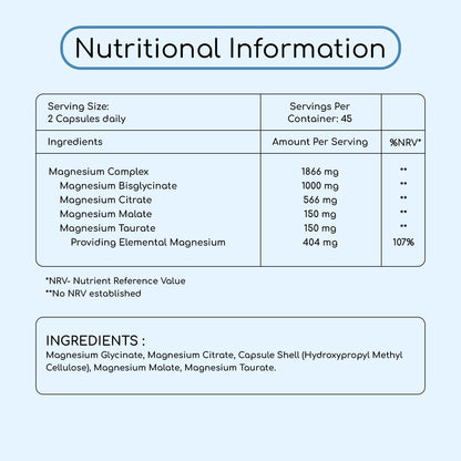 4 in 1 - Advanced Magnesium Complex