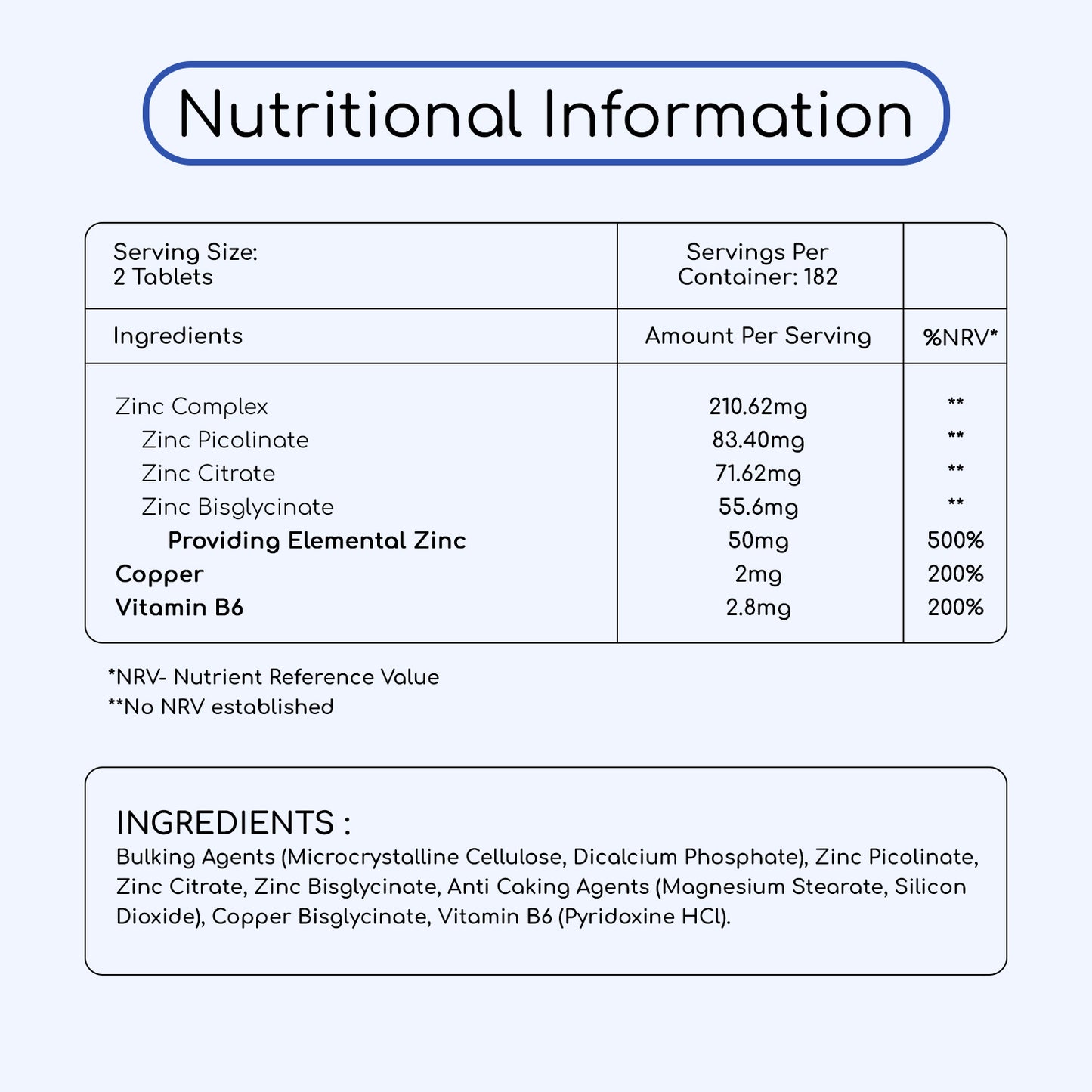 5-in-1 Zinc Picolinate Complex