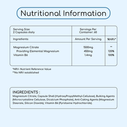 Magnesium Citrate with Vitamin B6