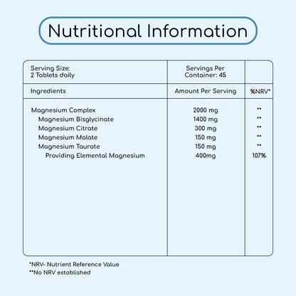 4 in 1 - Magnesium Glycinate Complex