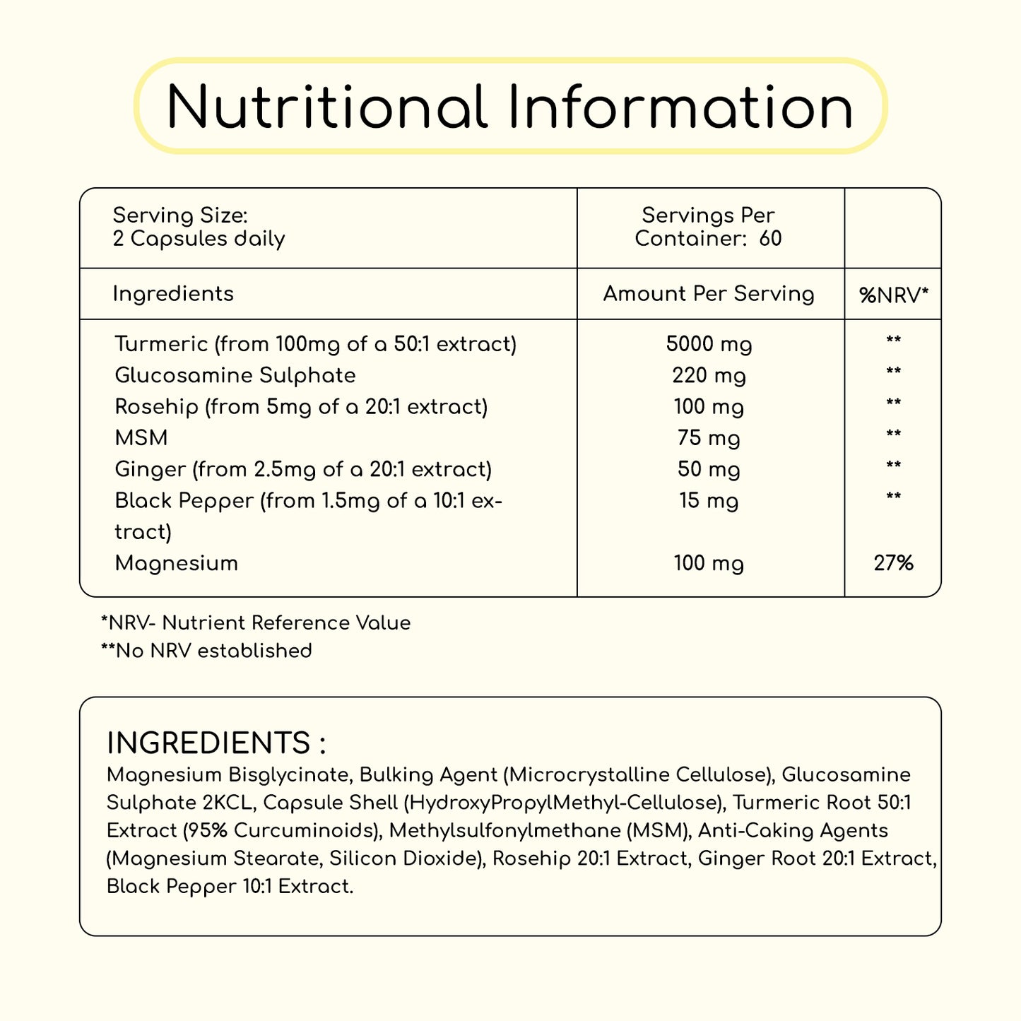 7-in-1 Turmeric Complex 120 Capsules