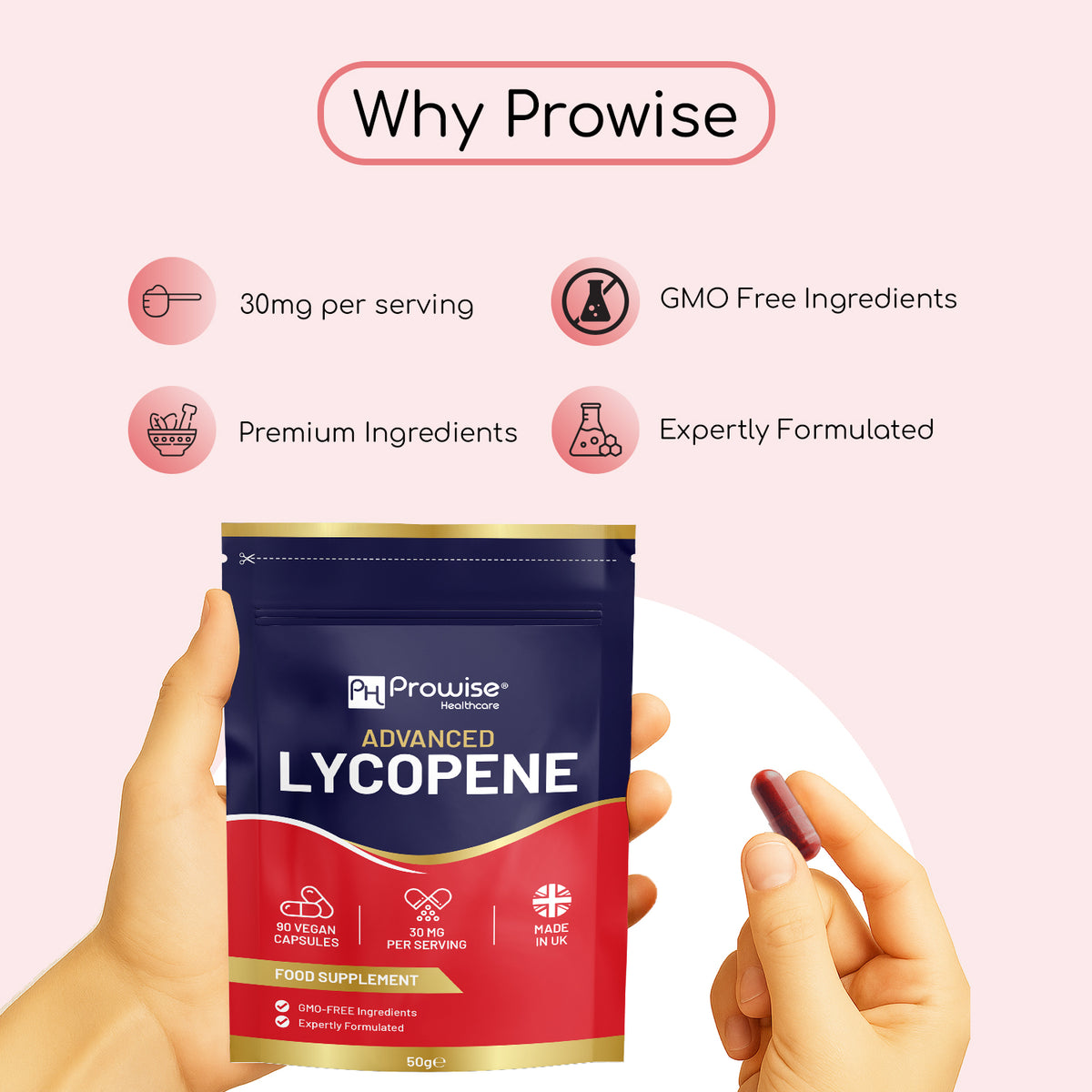 Integratore di licopene + 10% Beadlet 15 mg 