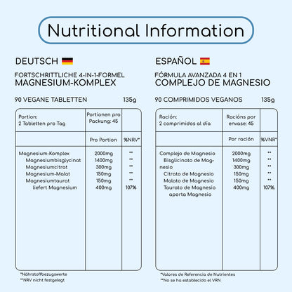 4 in 1 - Magnesium Glycinate Complex