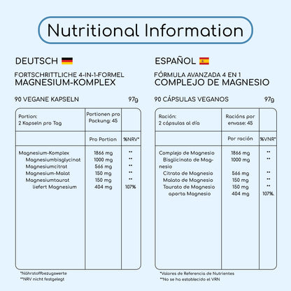 4 in 1 - Advanced Magnesium Complex