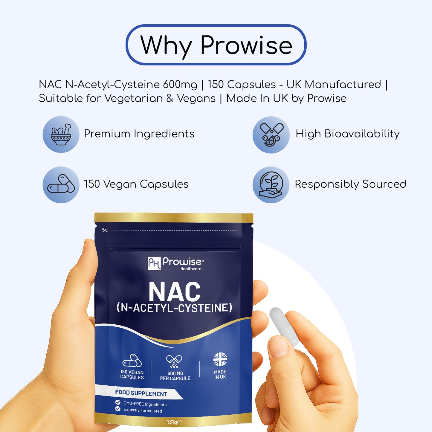 NAC N-Acetyl-Cysteine 600mg