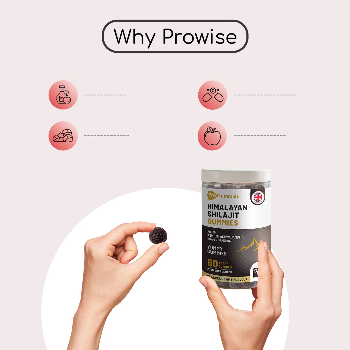 Himalayan Shilajit Gummies with KSM-66 Ashwagandha