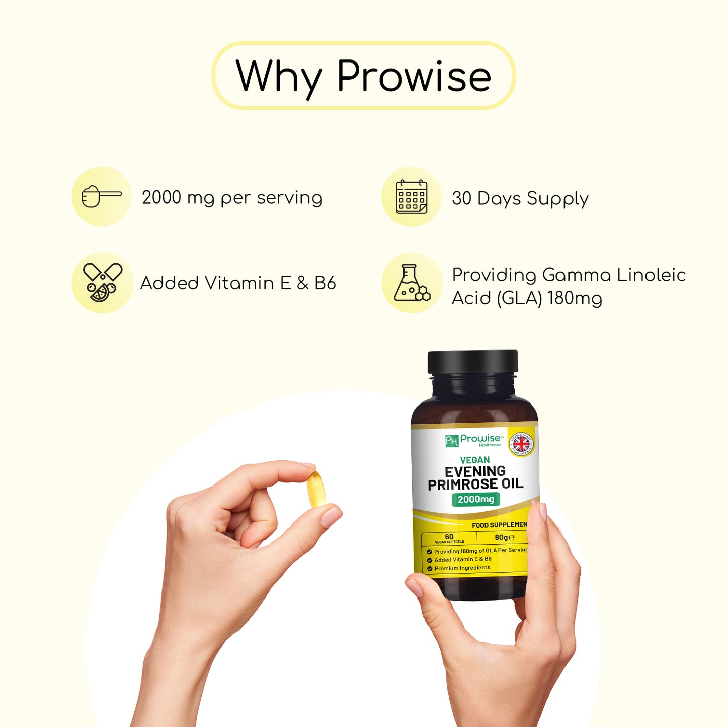 Vegan Evening Primrose Oil 2000mg