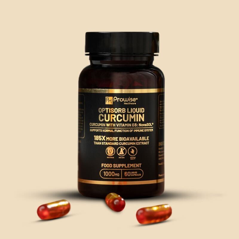 Optisorb Liquid Curcumin & Vitamin D3 Capsules