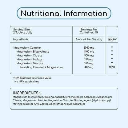 4 in 1 - Magnesium Glycinate Complex
