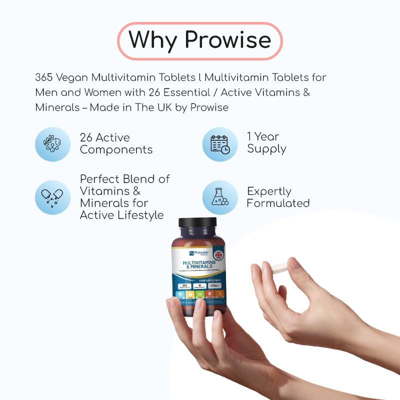 Azvac A-Z Multivitamin Tablets 365 Vegan Food Supplement Tablets